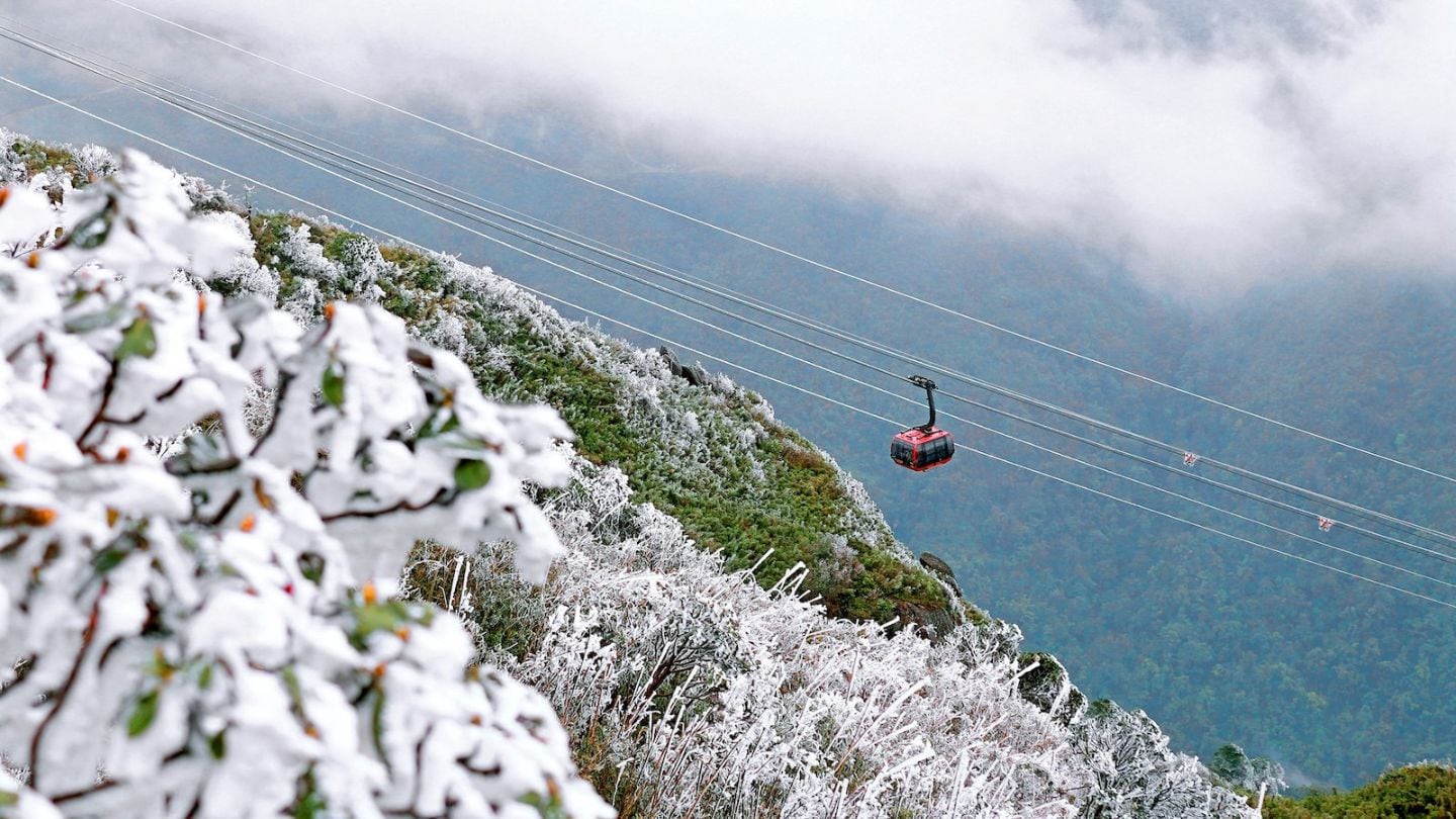 The coldest months (December to January) are ideal for catching the snowfall 